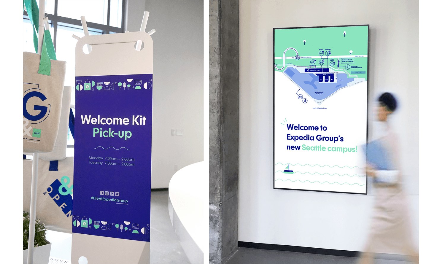 Expedia Group Welcome Week on the new campus