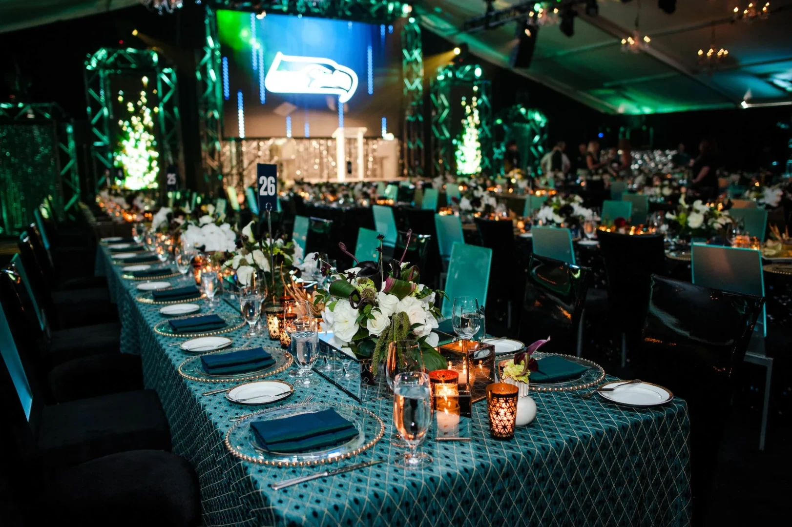Seattle Seahawks ring ceremony room