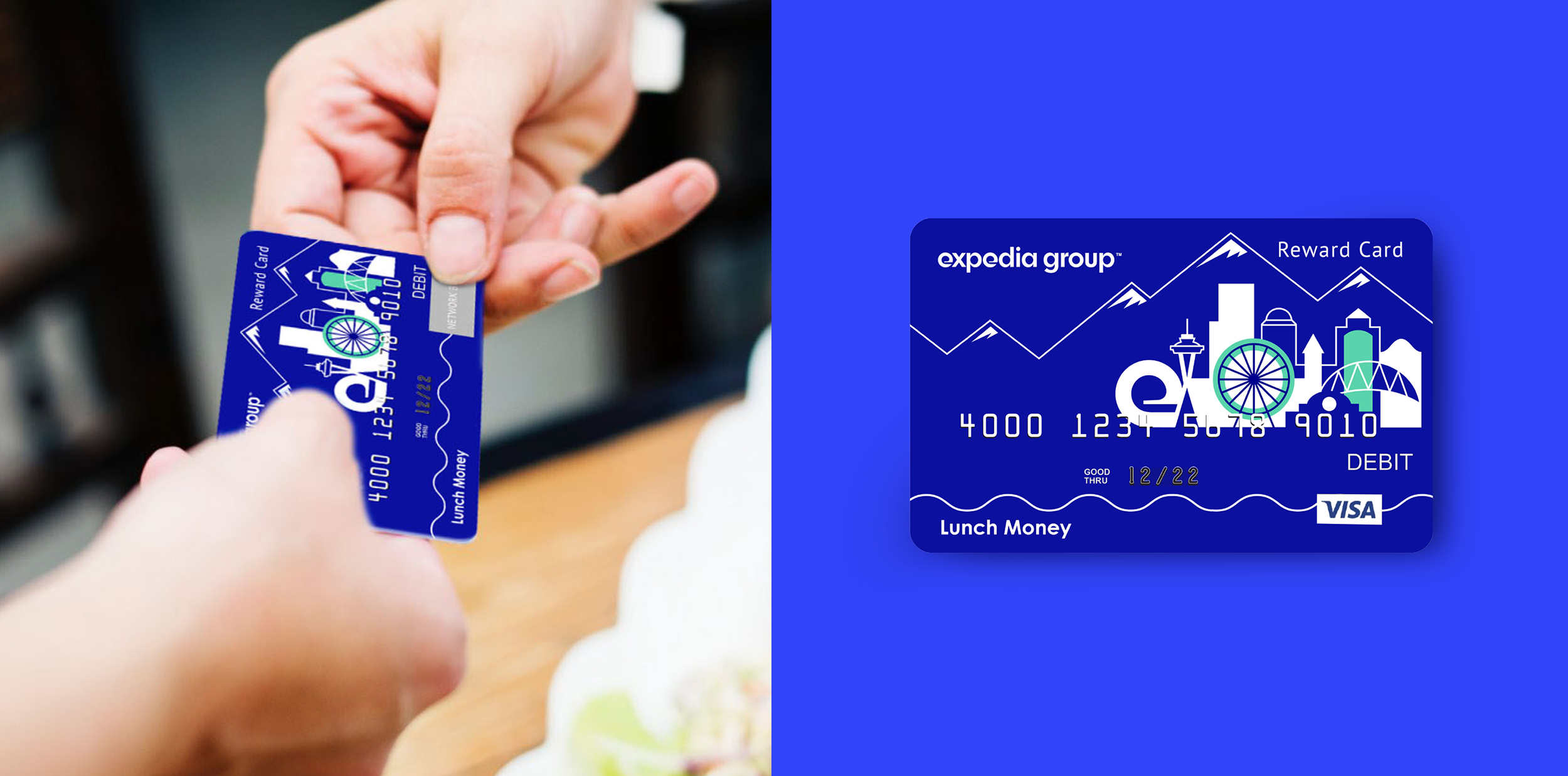 Lunch Money card from Expedia Group Welcome Week